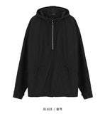 [HARU] SET UP - Hood / Half zip-up anorak