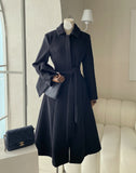 Riffel Cape Flare Long Coat
