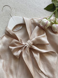 Marina Ribbon Tie Blouse