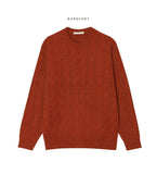 French Cable Round Knit