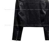 Saika Suede Cropped Rider Jacket