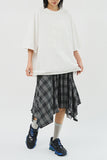 (W) Hippie Checked Skirt