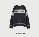 (UNISEX) Merry Winter Wool Round Knitwear