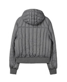 Panel crop duck down lightweight padding