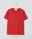 Komna color basic short sleeve Tee