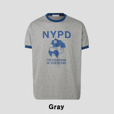 Cops Printing Short Sleeve T-shirt