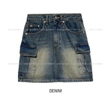 Pie Vintage Cargo Mini Skirt