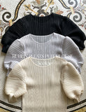 Ruben Puff Pleated T-Blouse