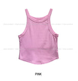 [U-BASIC] Lumi Halter Crop Sleeveless