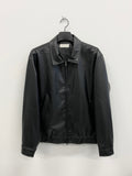 2way Single Vegan Leather Blouson Jacket