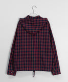 Sikoni Check String Hood Shirt