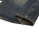 Duke Damage Washed Denim Short Sleeve Shirt