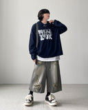 Marble Gray Crop Denim Pants