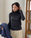 [BAONHAUS] Corti Span Basic Turtleneck Tee