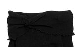 Weave Off-Shoulder Corsage Slim Knit
