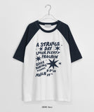 [unisex] Momoku color matching printing over short sleeve tee