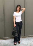Cuba Stud Buckle Leather Shoulder Bag