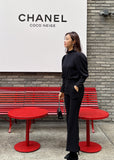 Luaz Banding Mink Brushed Bootcut Slacks