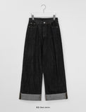 Pelion Roll-Up Raw Denim Pants