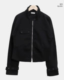 Quna Cotton Strap Two-Way Cotton Jacket