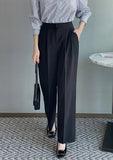 Eslin Two Pin Tuck Wide Slacks