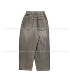 Salute Damage Balloon Denim Pants
