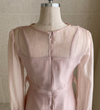 Rubian See-Through Flared One Piece