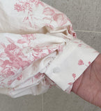 Holly Lane Flower Balloon Blouse