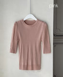 Nien Ribbed Round Knit