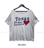 Texas Cut Off Shoulder Short Sleeve