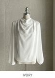 Taylors Turtle Shirring Blouse