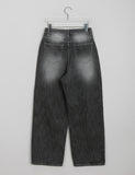 Ryoko vintage washed wide denim pants