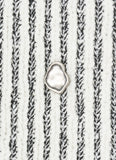 SIDE BUTTON BOUCLE KNIT