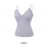 Roen Ribbed Lace With Cup Sleeveless