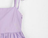 Pocon Shirring Ribbon String Corset Sleeveless Blouse