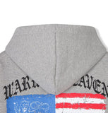 Addiction Back Print Hoodie Zip-Up