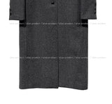 [wool30%] Oa single wool long coat