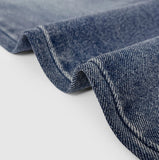 Side Surgery Point Hip Point Long Wide Denim Pants