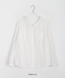 Homyu Collar Shirring Blouse