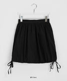 Tarona Banding Strap Balloon Midi Skirt