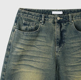 Boma catwash bermuda denim pants