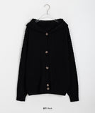 Noncoro Cable Hood Knit Cardigan