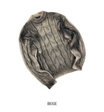 Tienz Vintage Washing Cable Knit