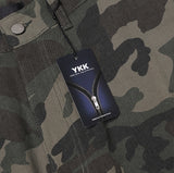Coil camo snap parachute pants