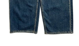 Lensi Back Pocket Wide Washing Long Denim Pants