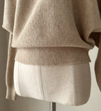 Lores Cubic Ribbon Boat Neck Knit