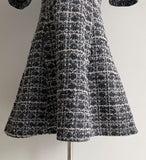 Diel Tweed Mini Flare One Piece