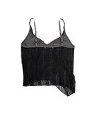 Lace Patchwork Strap Sleeveless
