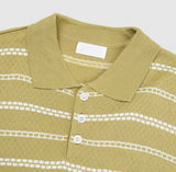 Luca Punching Short Sleeve Collar Knit