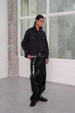 Patent leather pants